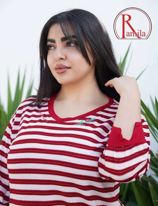 بلوز آستین سه ربع نخی دخترانه پارچه ظریف مناسب بهارو تابستان