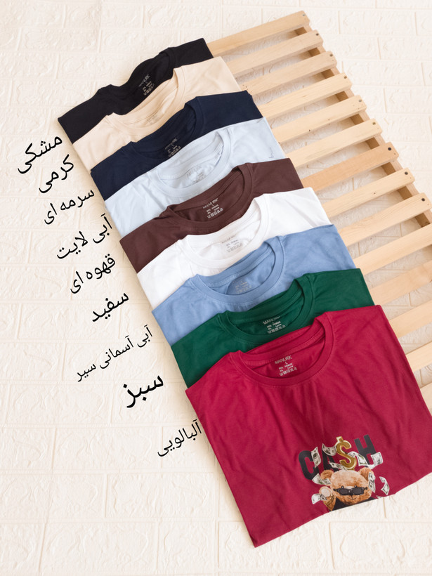 تیشرت دخترانه دورس تدی – مدل یقه گرد، در دو سایز