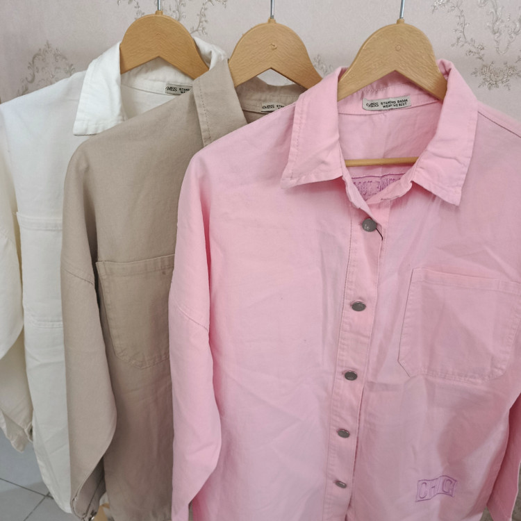 مانتو شکت کتان اسپرت دخترانه (مدل CHIC)