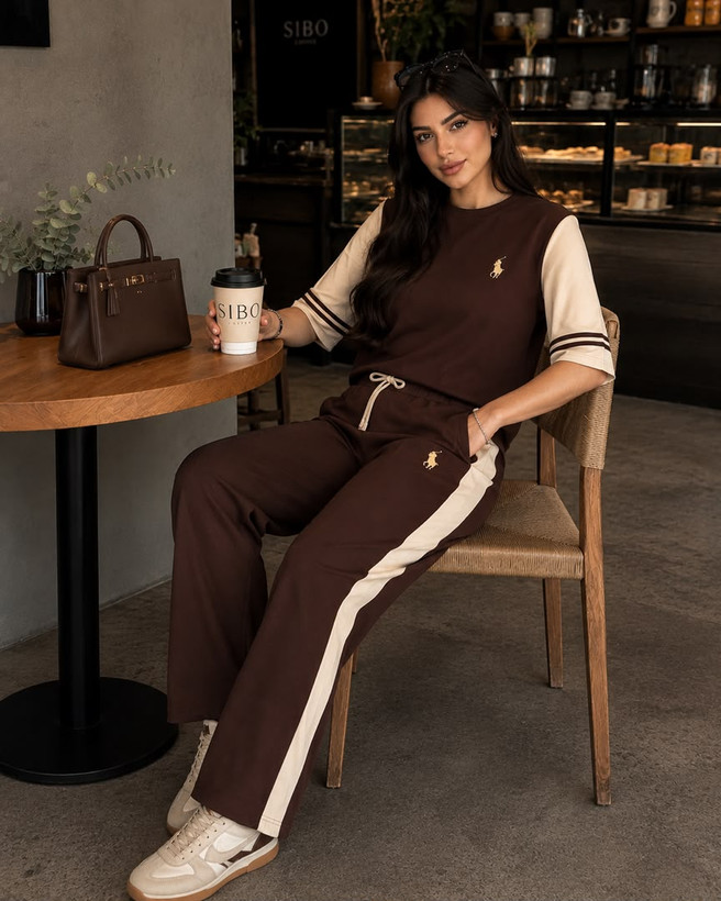 ست مسافرتی تیشرت شلوار زنانه