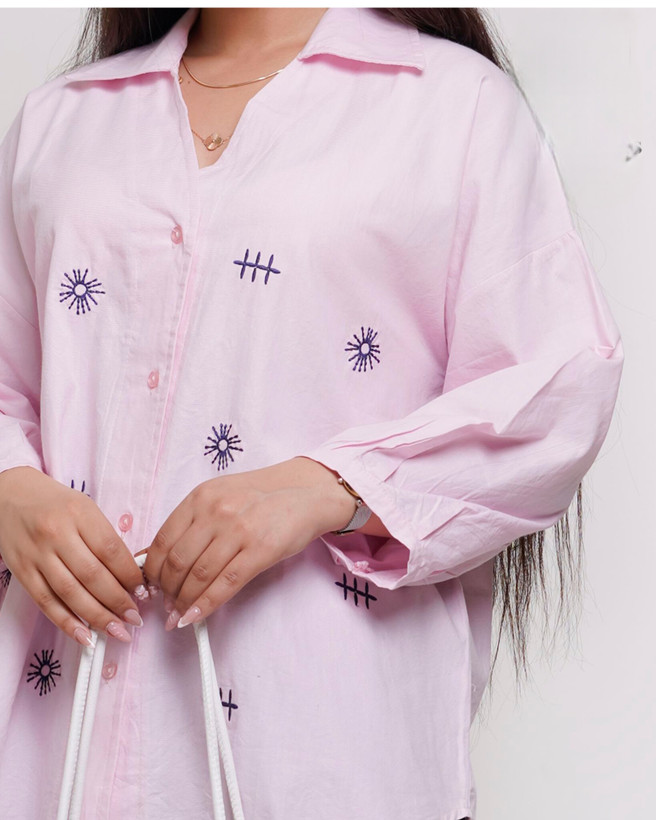 شومیز گلدوزی هشتگ